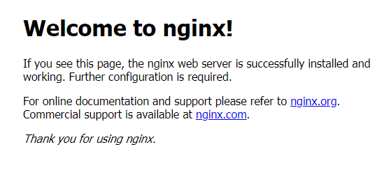 在Docker中安装Nginx