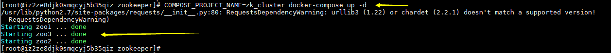 在Docker中安装Zookeeper以及集群环境搭建